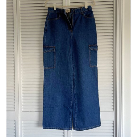 Sezane Flint Trousers - Cargo Jeans Size 40 - Picture 3 of 4